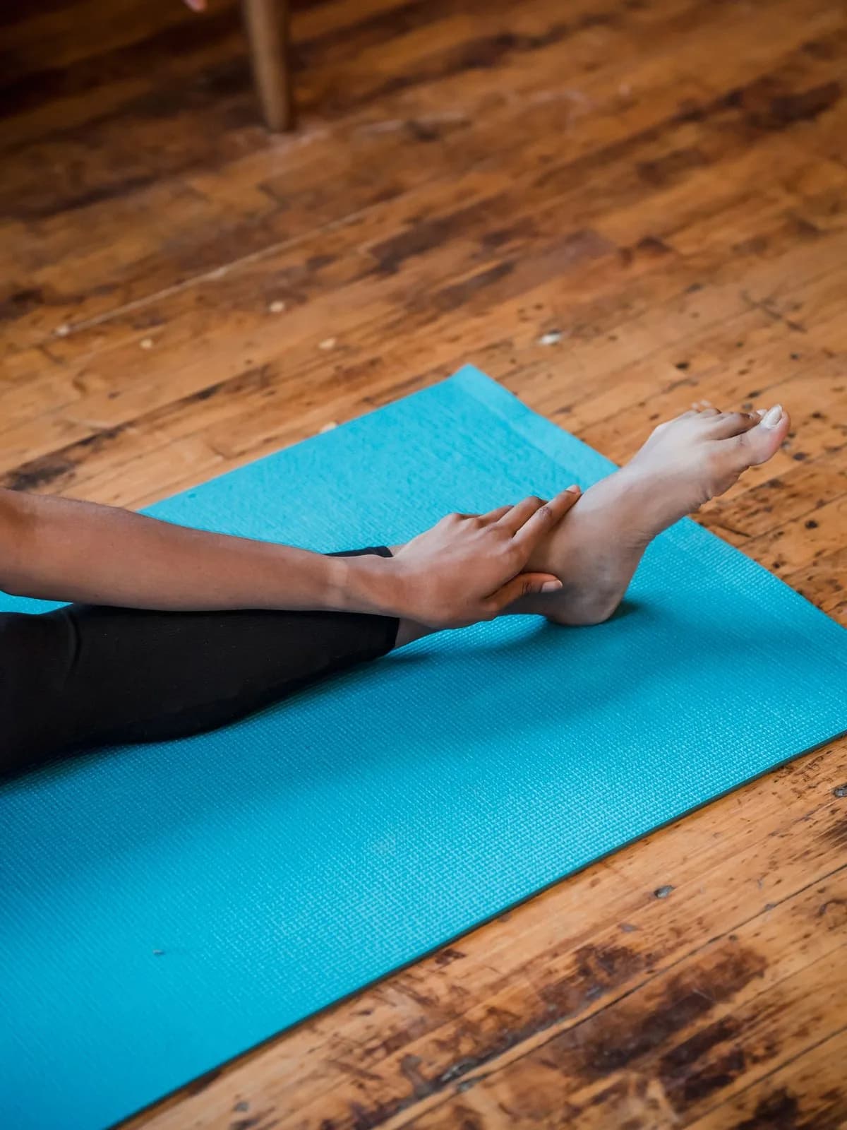 Mat de Yoga Azul